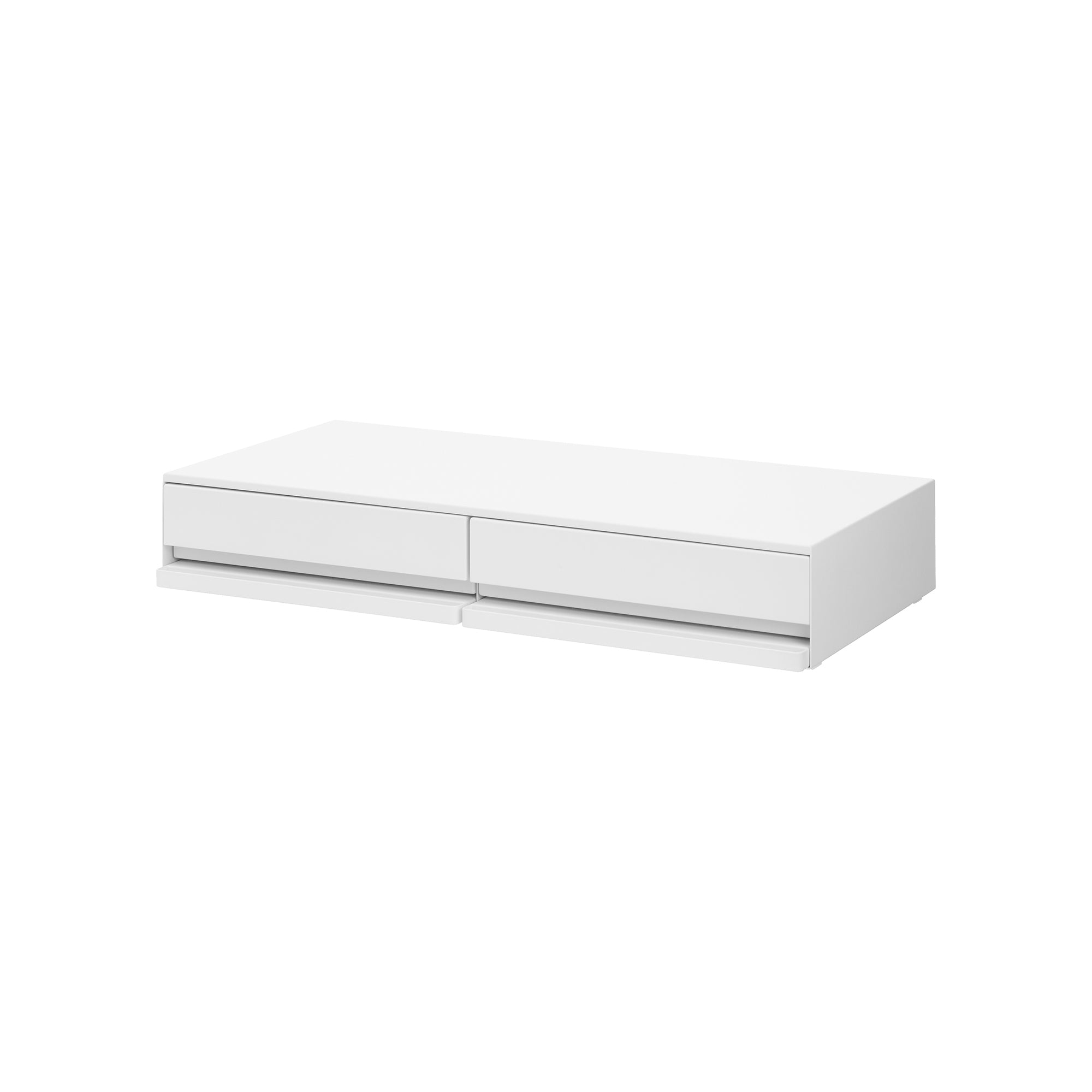 Countertop Drawer with Pull-Out Shelf - Wide - Steel
