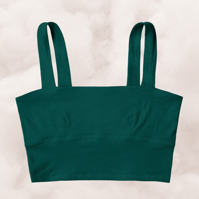Organic Cotton Square Neck Bralette