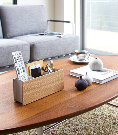 Desk Organizer - Large - Steel + Wood