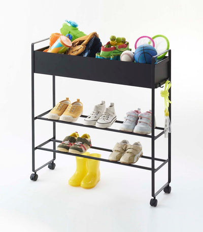 Entryway Storage Cart (29.33" H)  - Steel