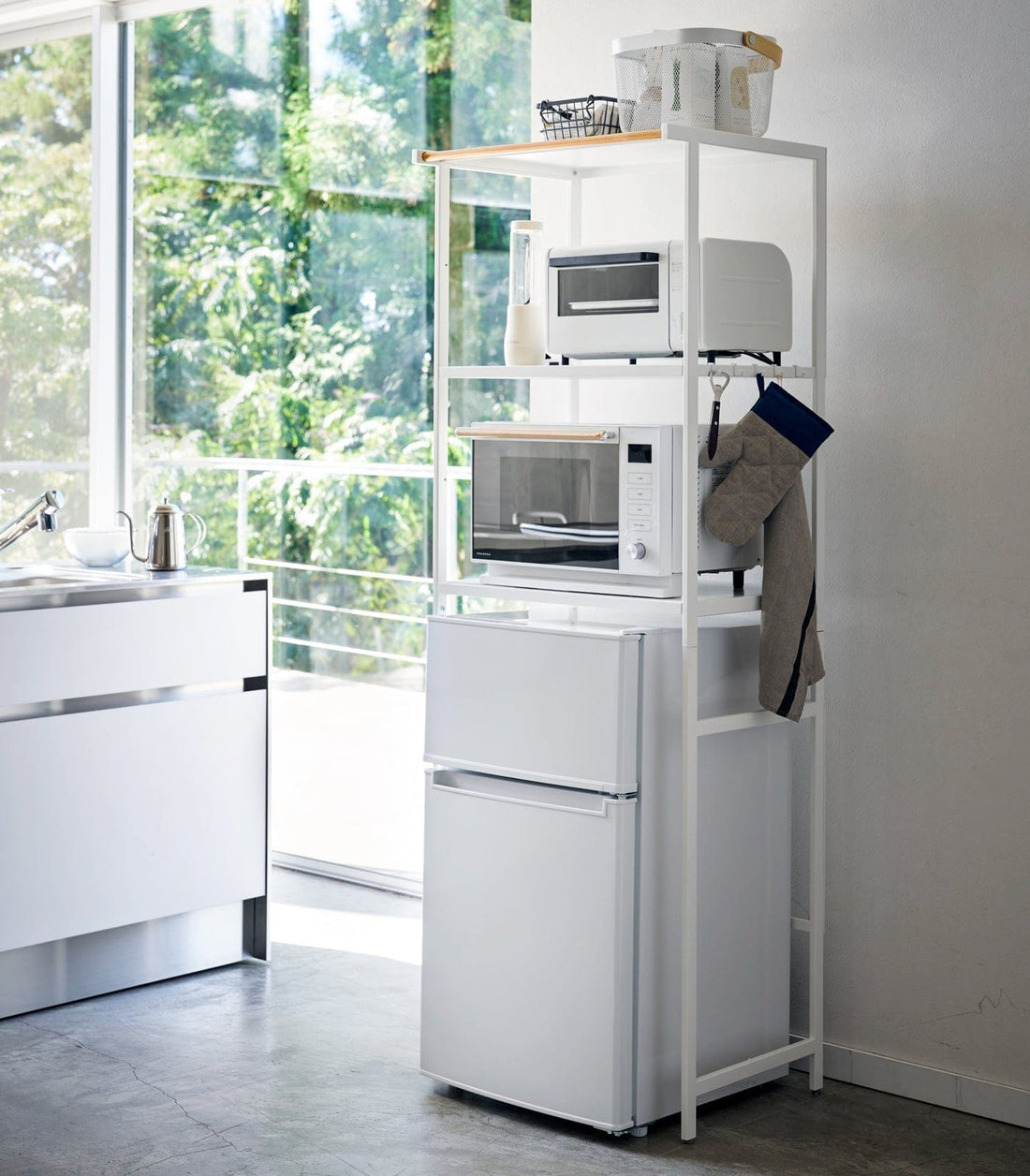 Storage Rack - 67-Inch (Fridge) (67&quot; H)  - Steel
