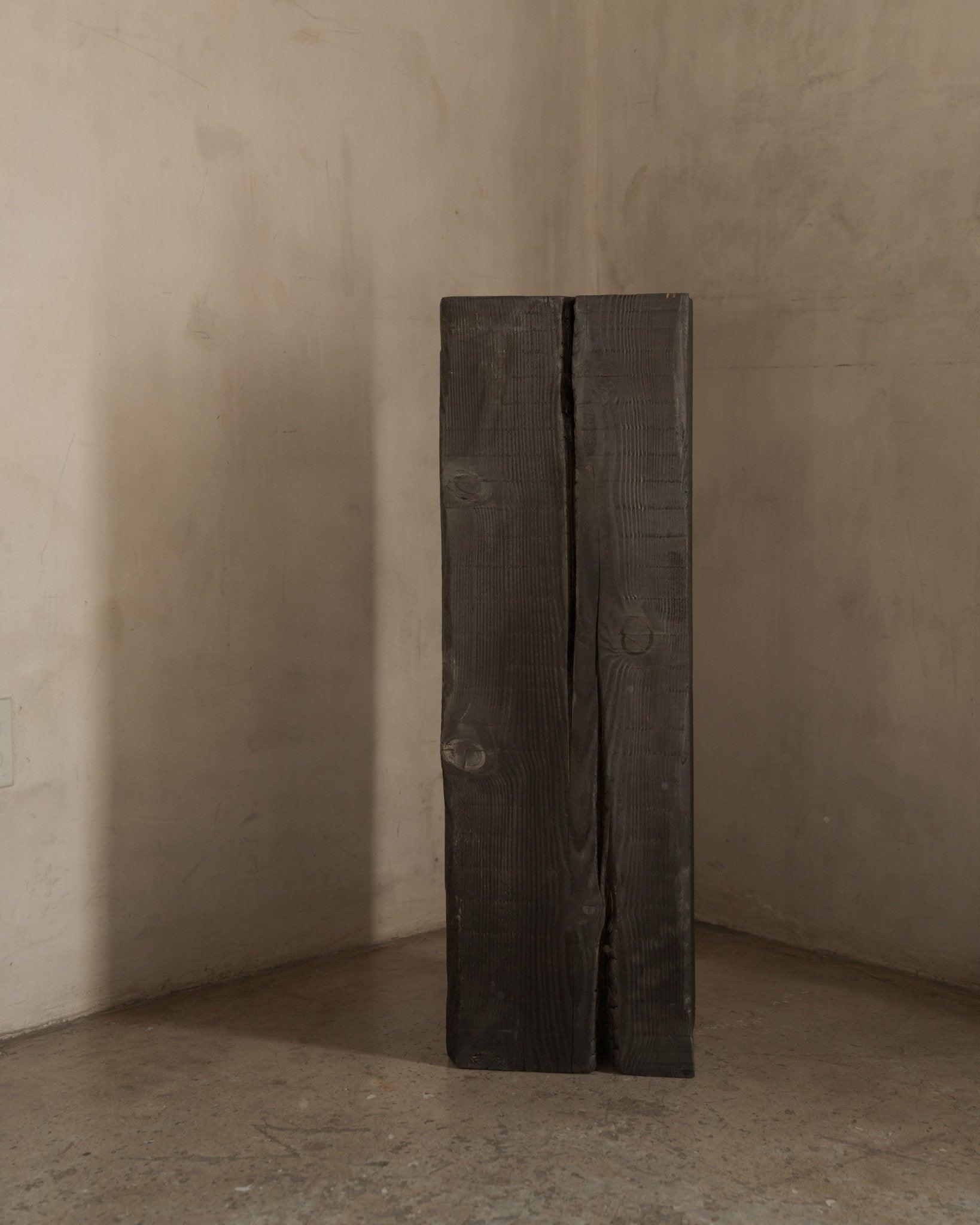 Charcoal Sculpture Pedestal - Tall