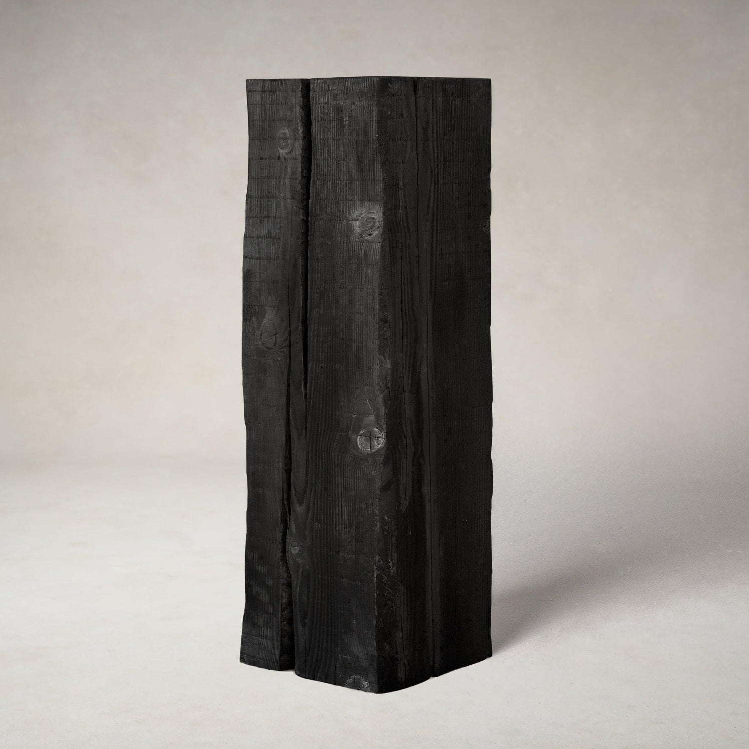 Charcoal Sculpture Pedestal - Tall
