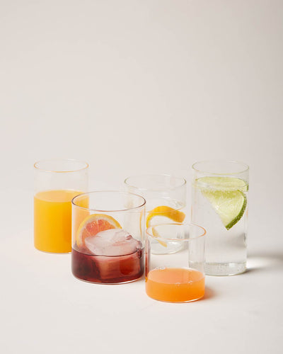 Silo Glassware - Set of 6 by FarmHouse Pottery in a timeless Japandi-inspired home