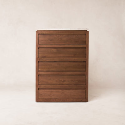 Sofita 5 Drawer Chest - Mocha