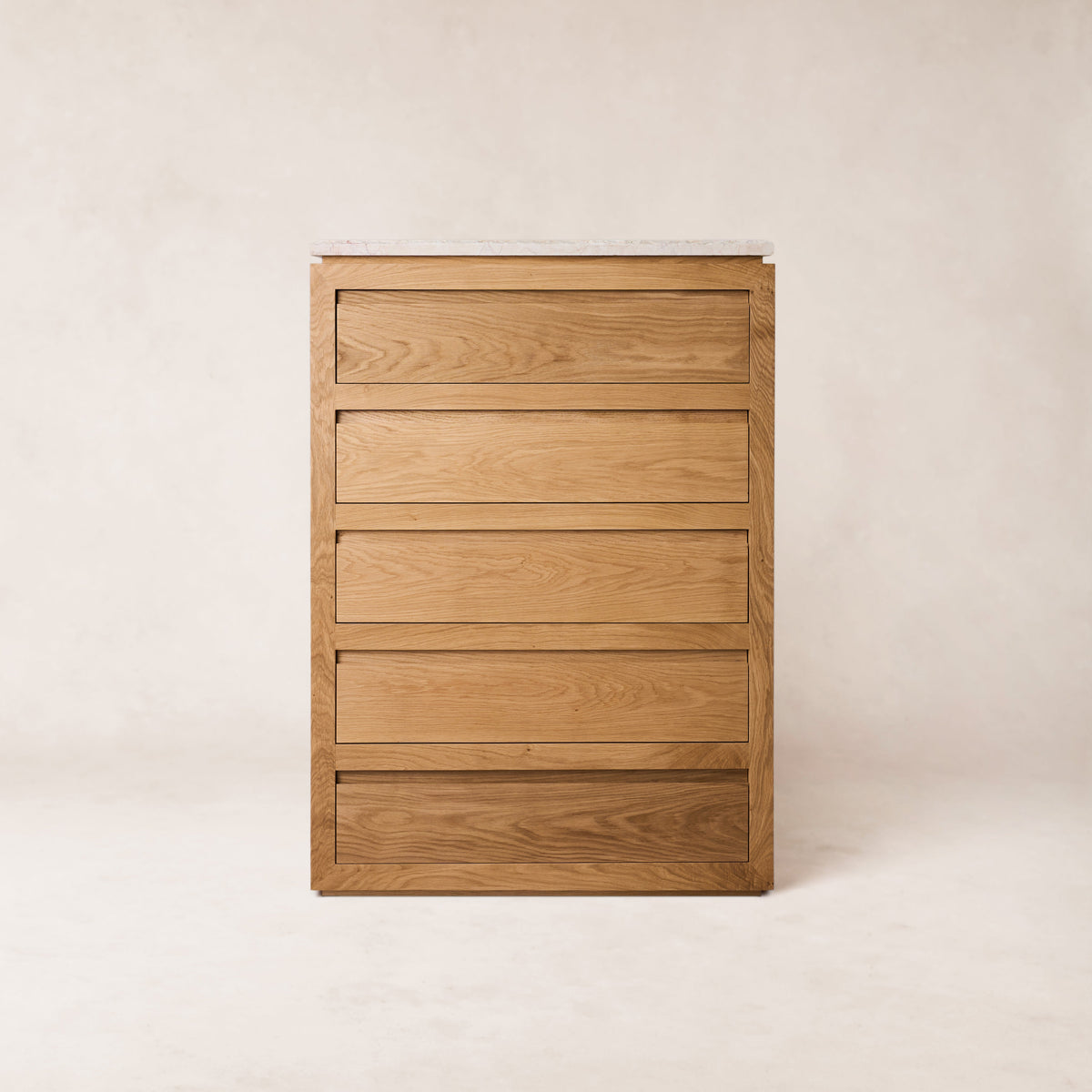 Sofita 5 Drawer Chest - White Oak