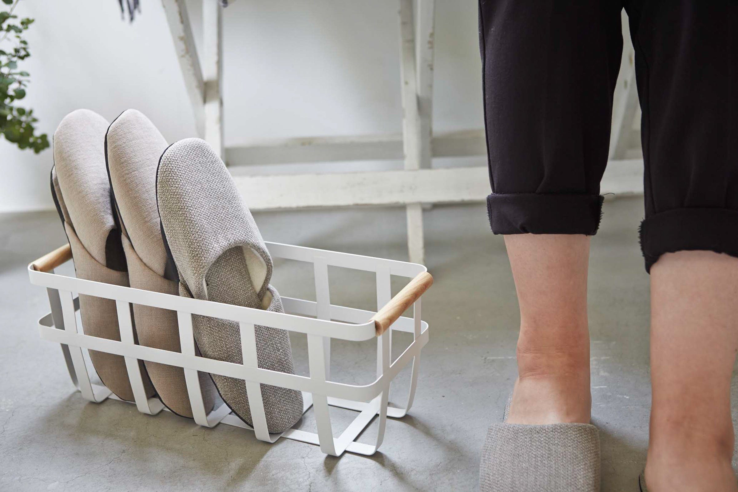 Storage Basket - Steel + Wood