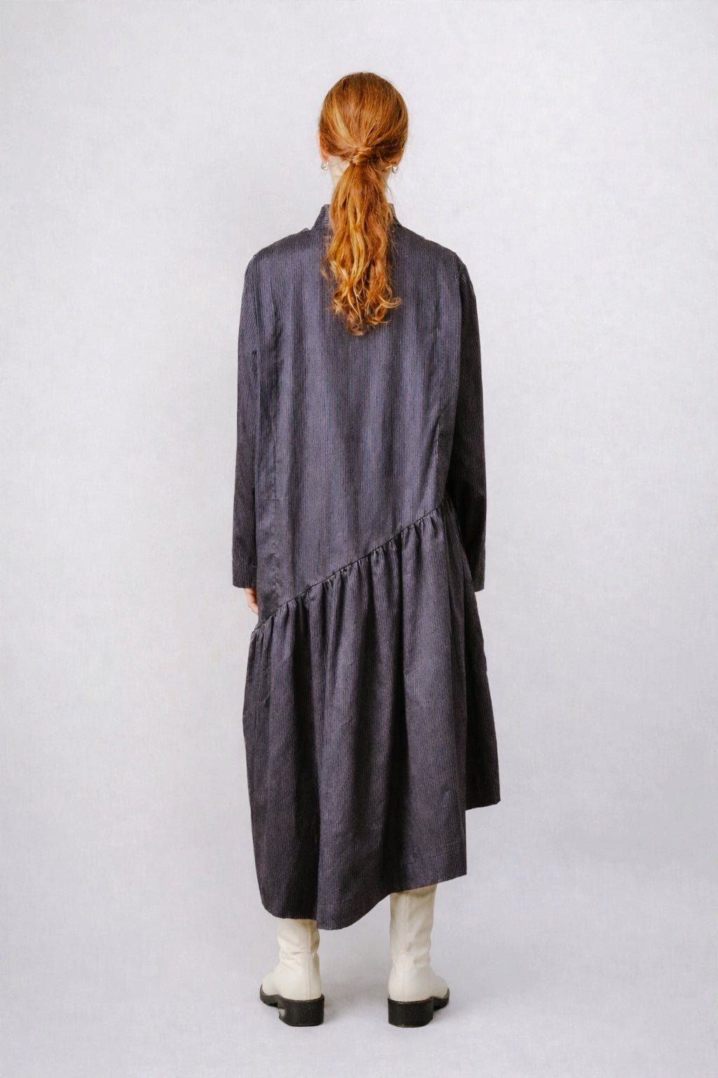 Tammy Dress in Black Stripe
