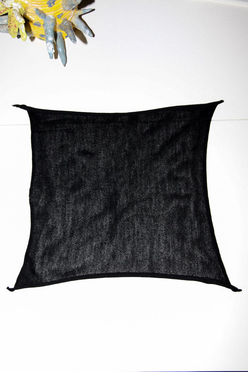 Tate Knit Bandana in Black