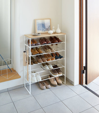 Six-Tier Shoe Rack (34&quot; H) - Steel in Home