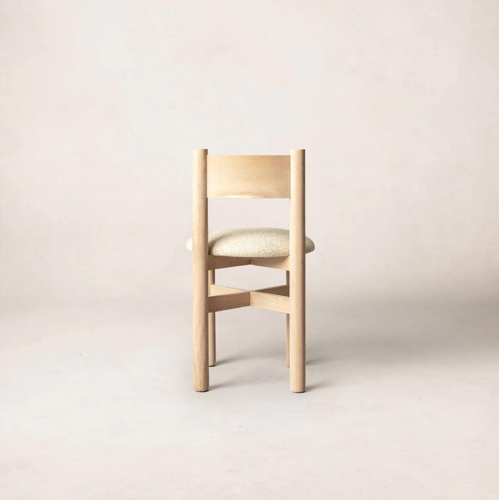 Teddy Dining Chair - Natural Back View