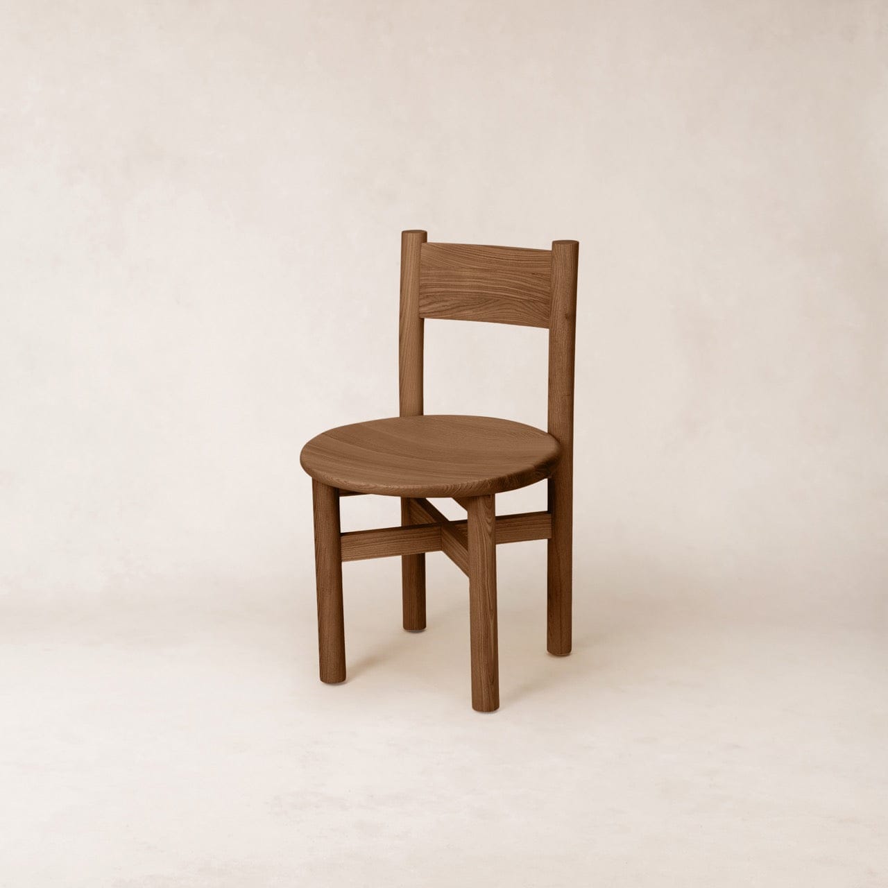 Teddy Wood Dining Chair - Mocha