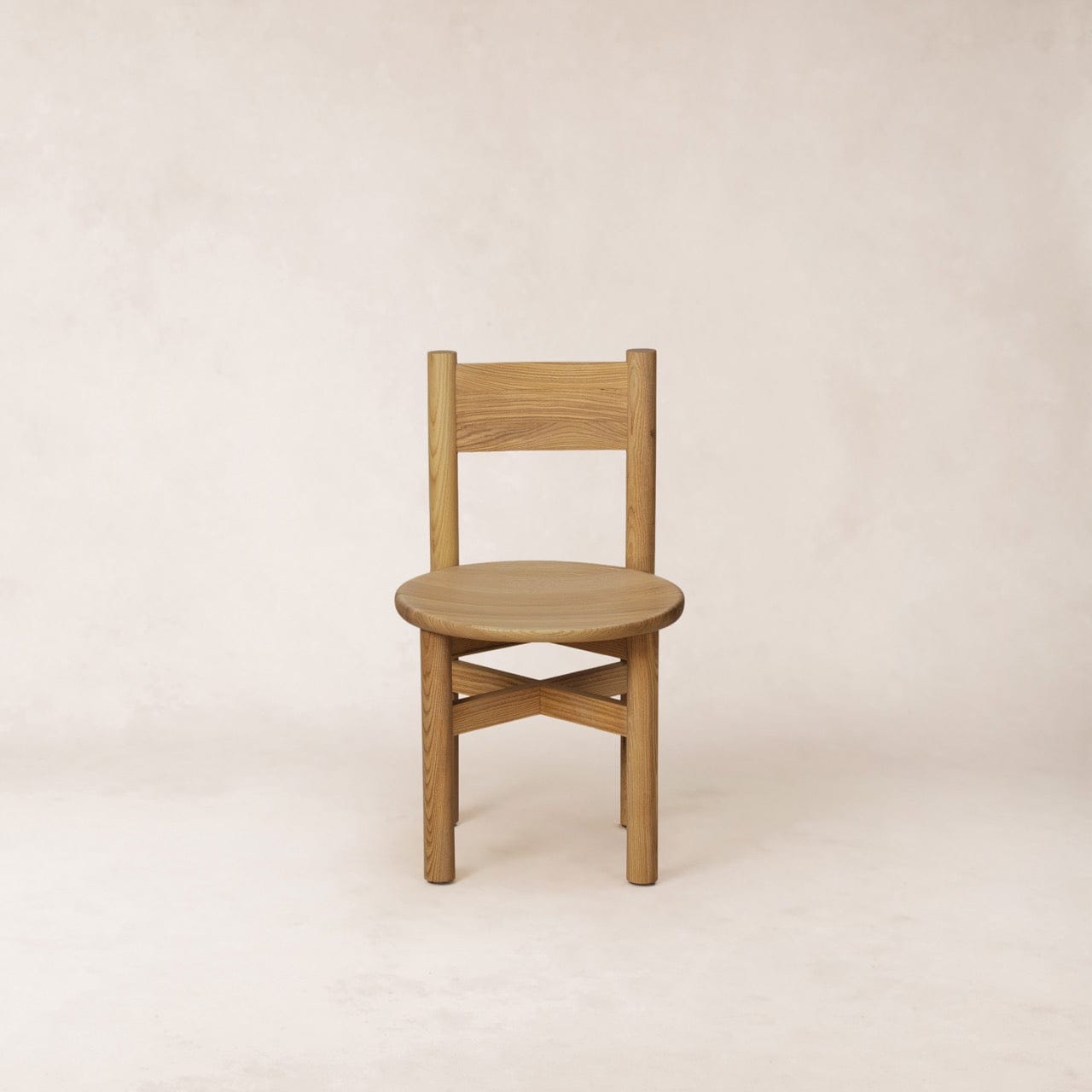Teddy Wood Dining Chair - Warm Oak