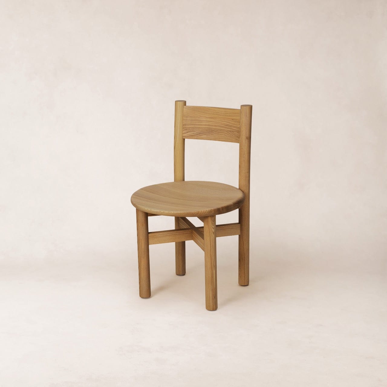 Teddy Wood Dining Chair - Warm Oak