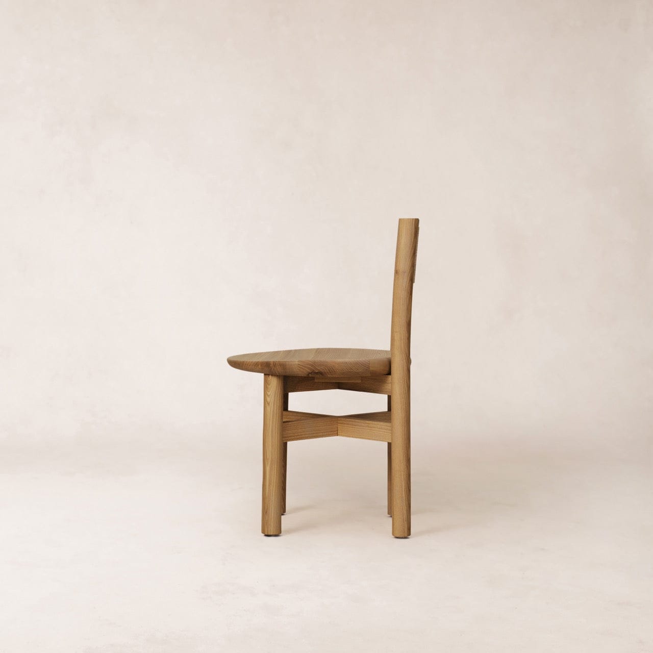 Teddy Wood Dining Chair - Warm Oak
