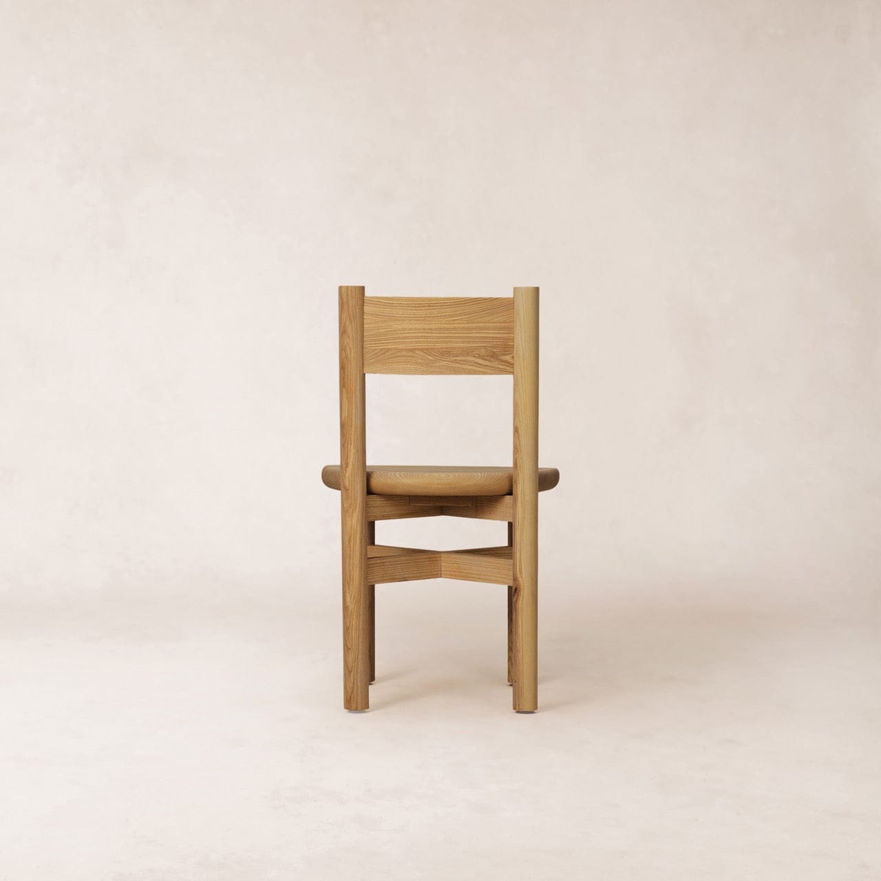 Teddy Wood Dining Chair - Warm Oak