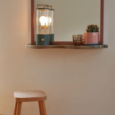 The Muse Portable Lamp in Pleasure Garden Green