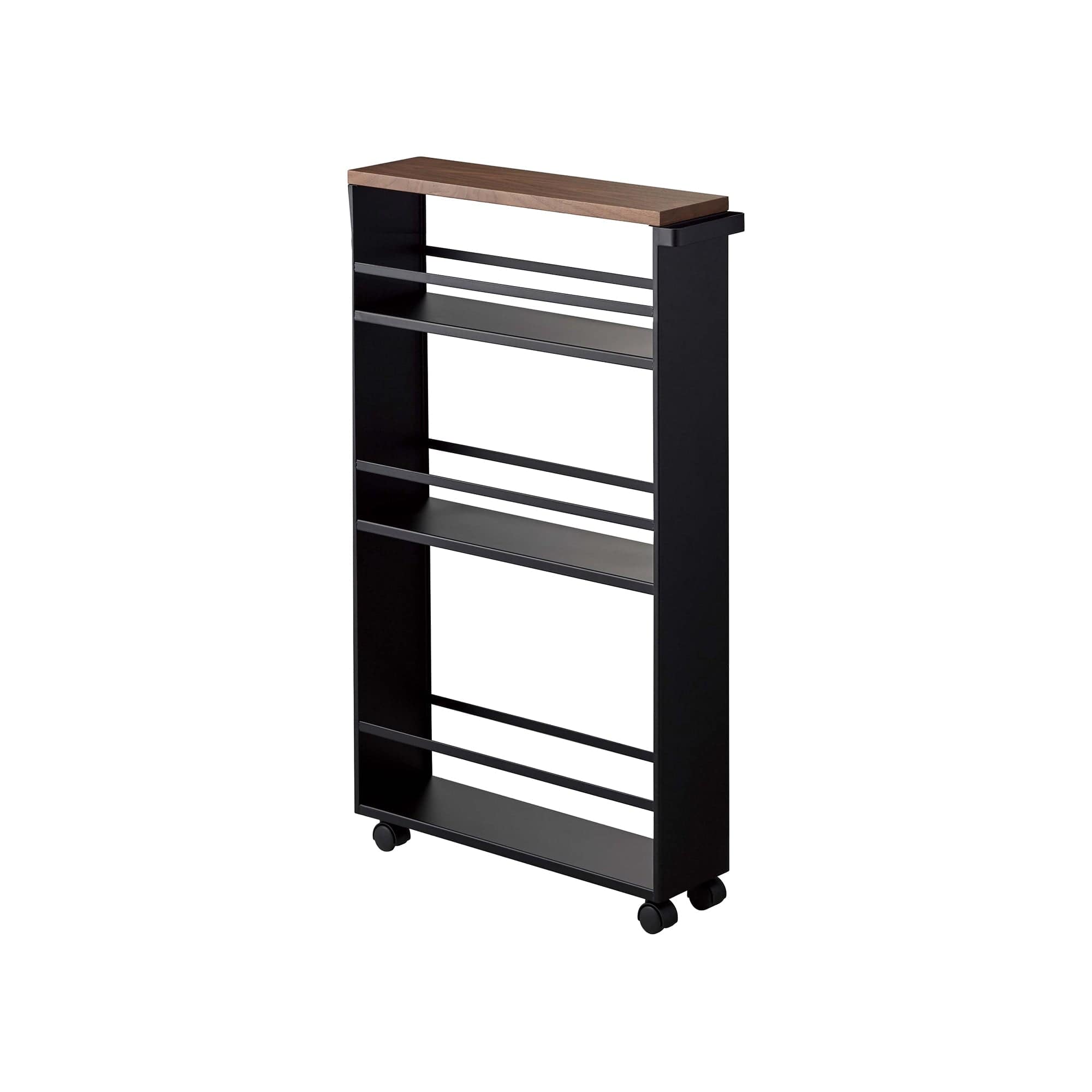 Slim Storage Cart (32&quot; H)  - Steel in Black