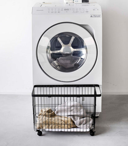 Rolling Wire Basket (14.8&quot; H)  - Steel