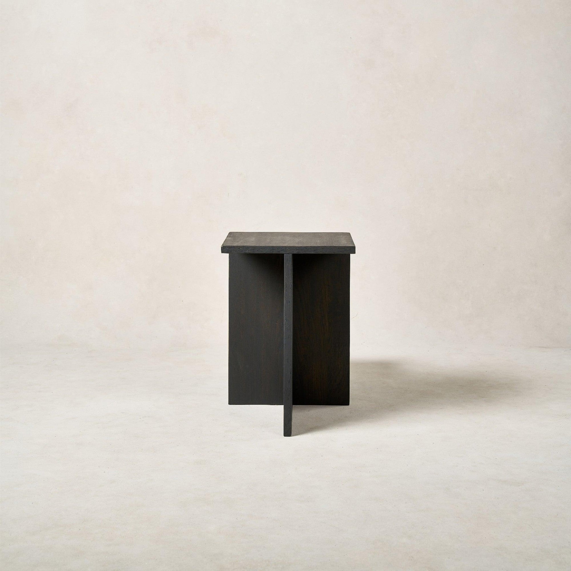 Valley Side Table - Black side view