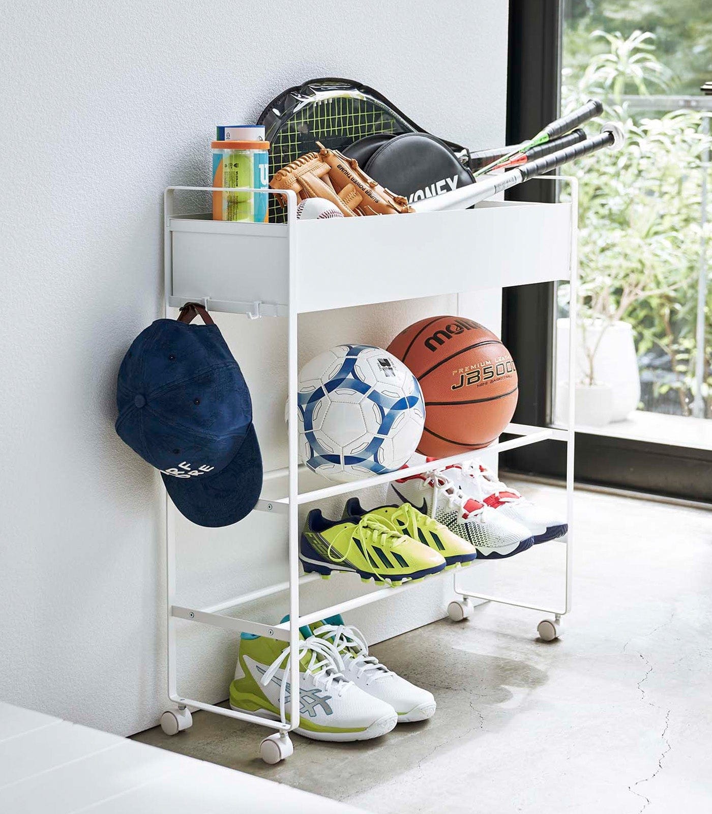 Entryway Storage Cart (29.33&quot; H)  - Steel