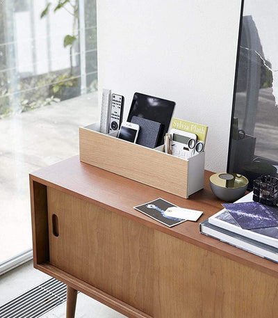 Desk Organizer - Large - Steel + Wood