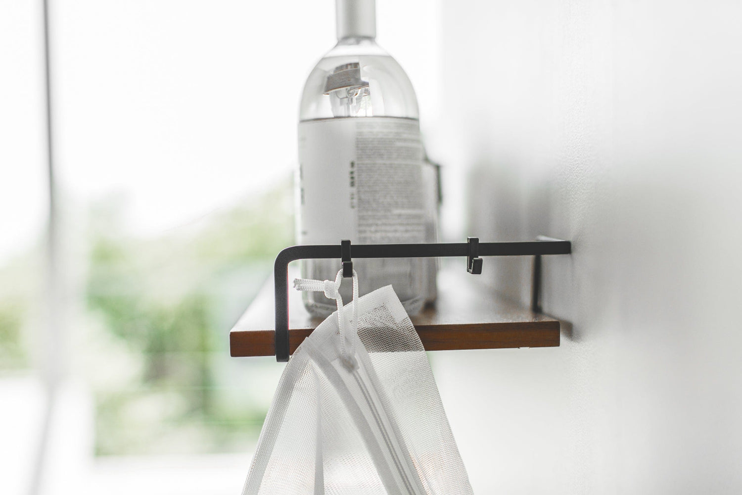 Wall-Mounted Shelf (3&quot; H)  - Wood