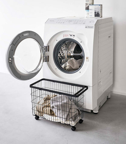 Rolling Wire Basket (14.8&quot; H)  - Steel