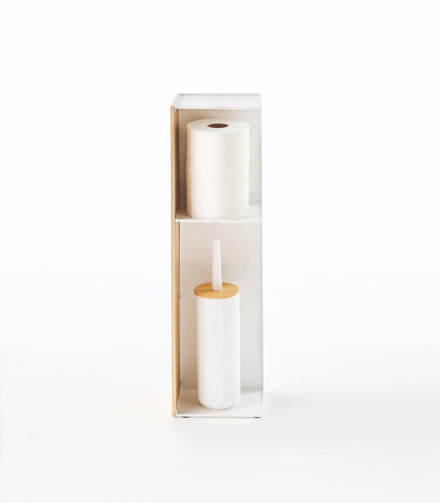 Bathroom Organizer - Steel + Wood