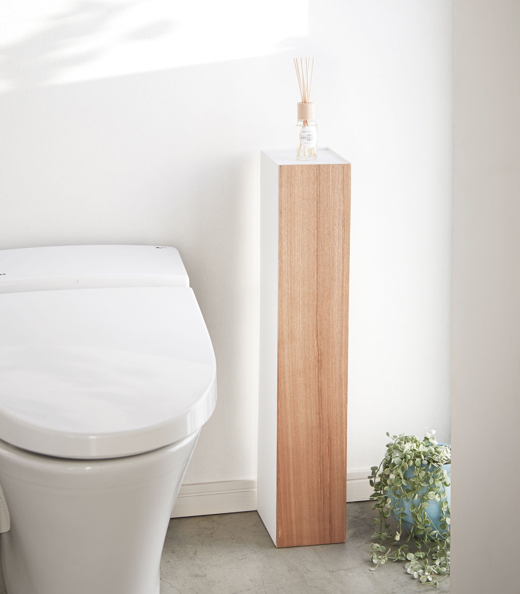 Bathroom Organizer - Steel + Wood in Bathroom