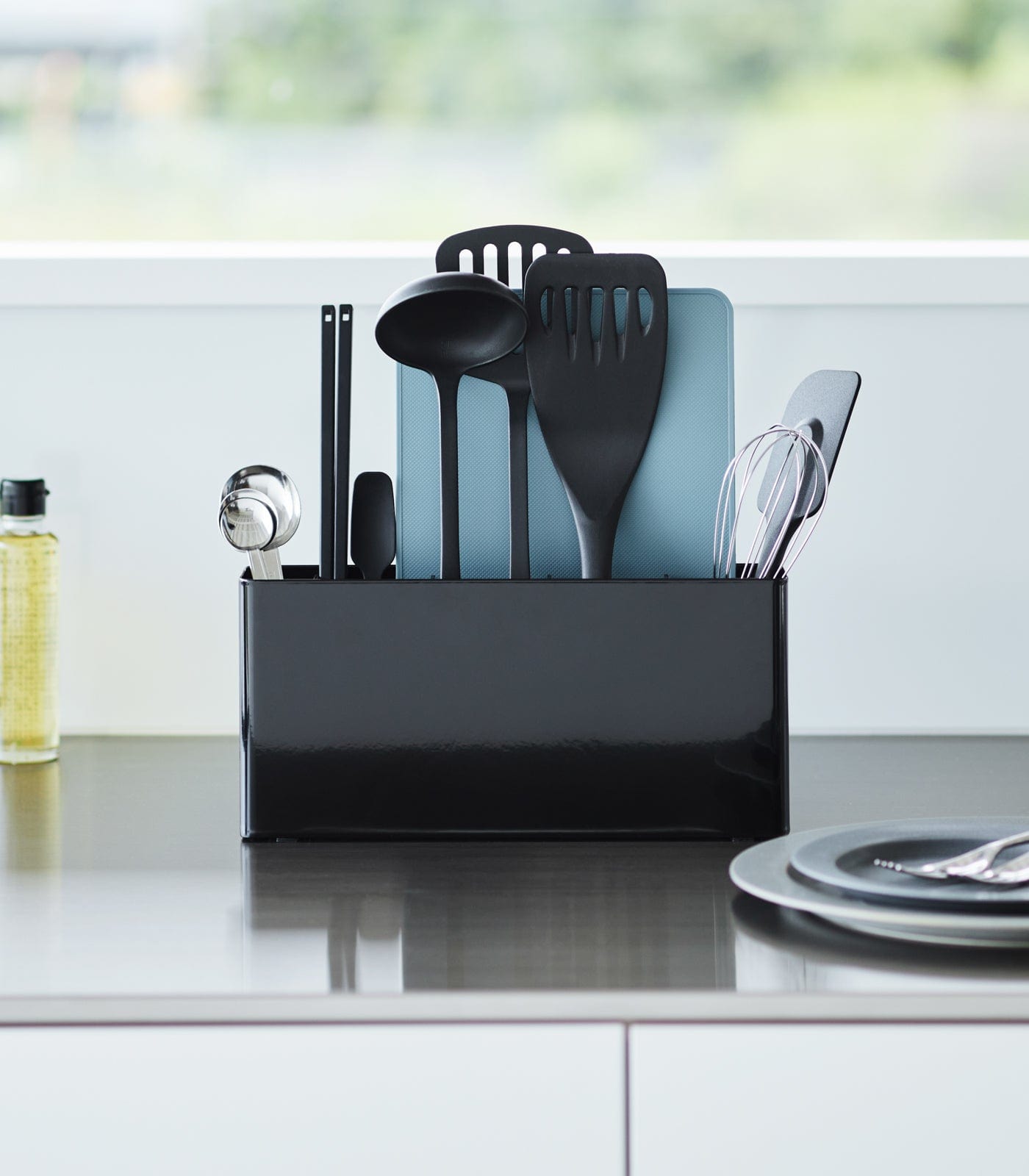 Yamazaki Home Utensil & Cutting Board Holder - Thumbnail 5