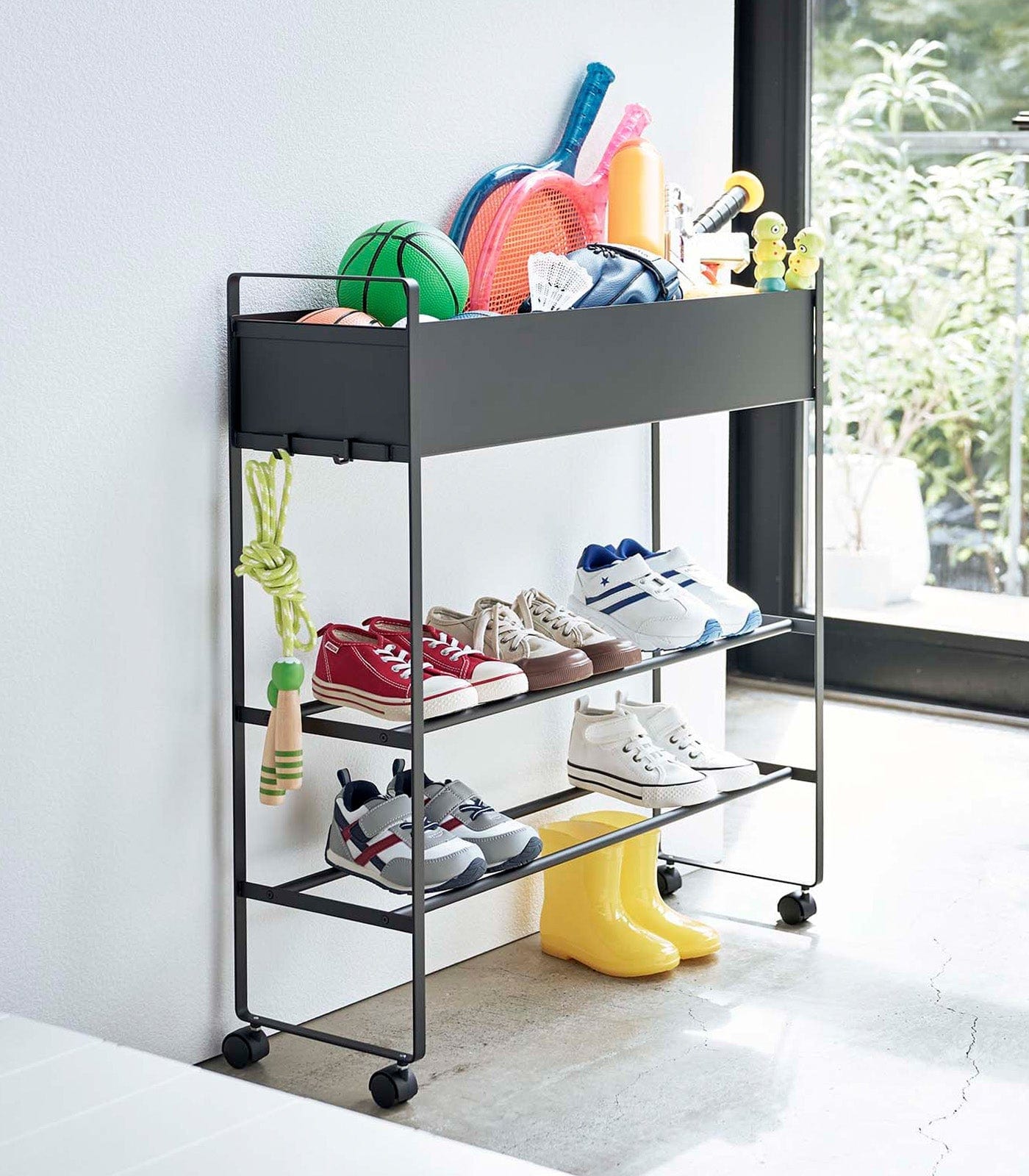Entryway Storage Cart (29.33&quot; H)  - Steel