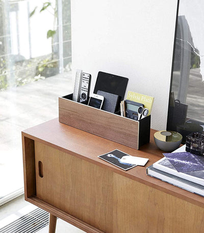 Desk Organizer - Large - Steel + Wood