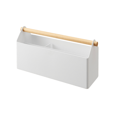 Pen + Desk Organizer - Two Sizes - Steel + Wood