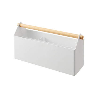 Pen + Desk Organizer - Two Sizes - Steel + Wood