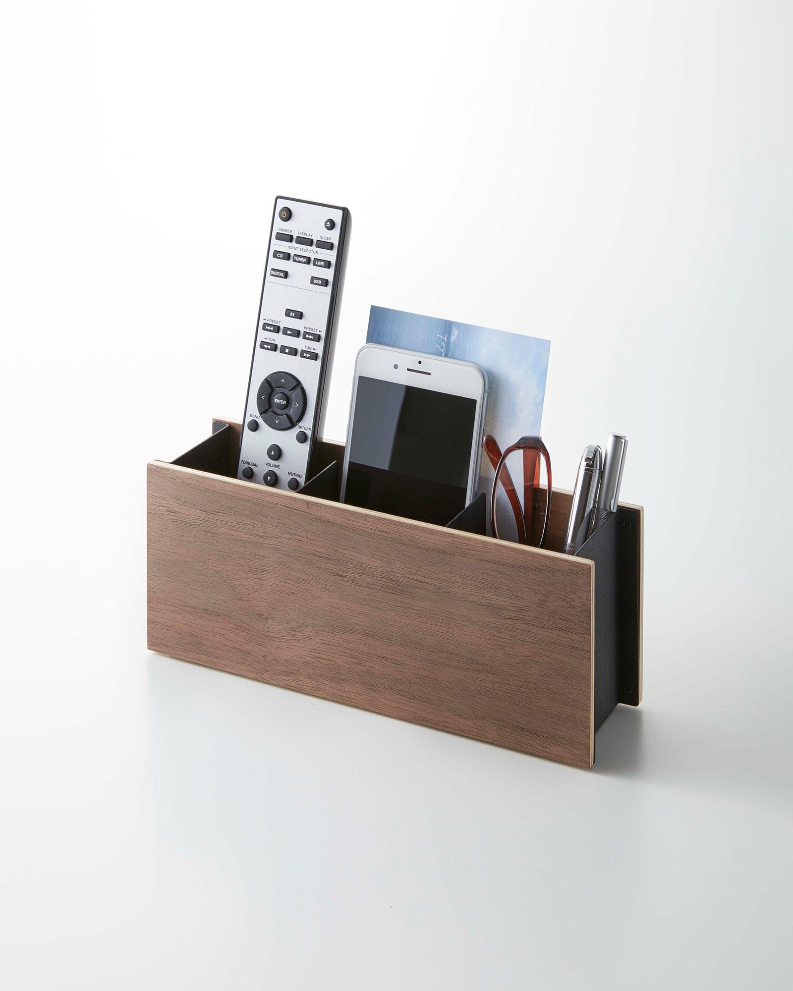 Desk Organizer - Large - Steel + Wood
